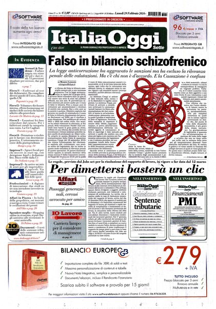 Italia oggi : quotidiano di economia finanza e politica